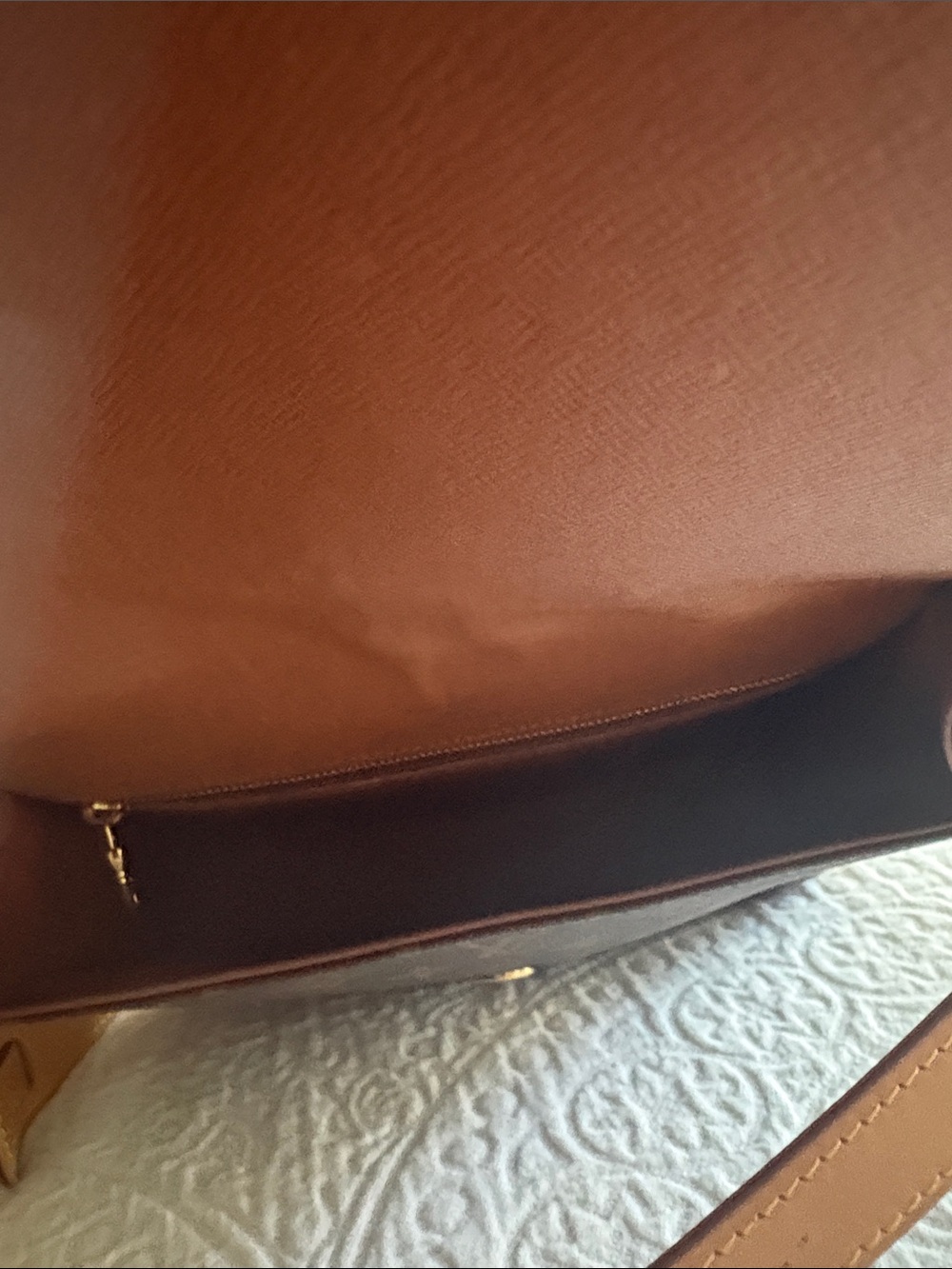 Louis Vuitton Monogram Crossbody in Brown and Tan with Gold Hardware - Picture 4 of 10